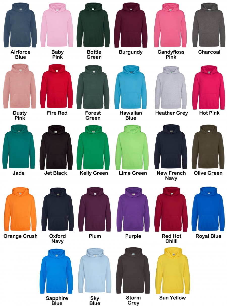 Leavers store jumper colours